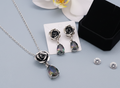 Set Rosa Mística – Plata 950 con Circón Topacio Místico